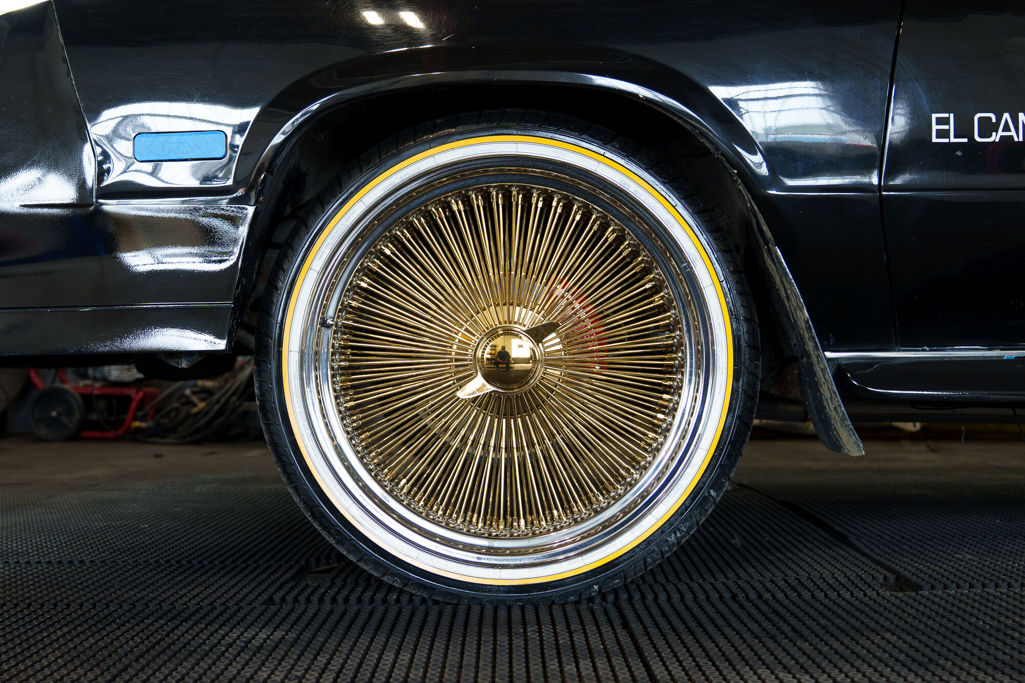Gold Wire Wheels